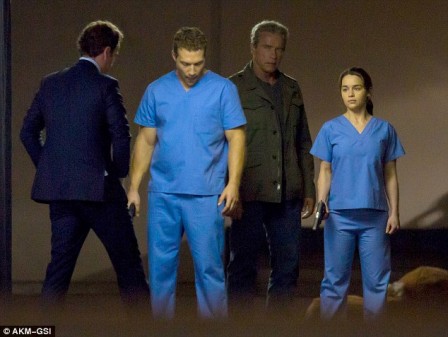 TERMINATOR GENESIS: premières images de tournage du nouveau Schwarzenegger