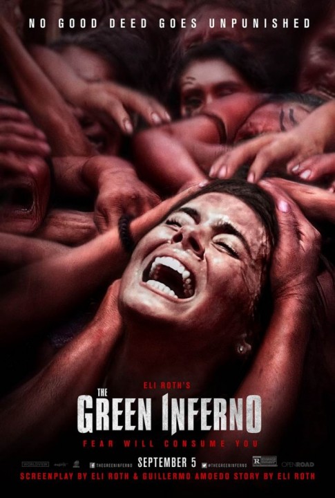 THE GREEN INFERNO: première affiche juteuse pour le film d'horreur d'Eli Roth