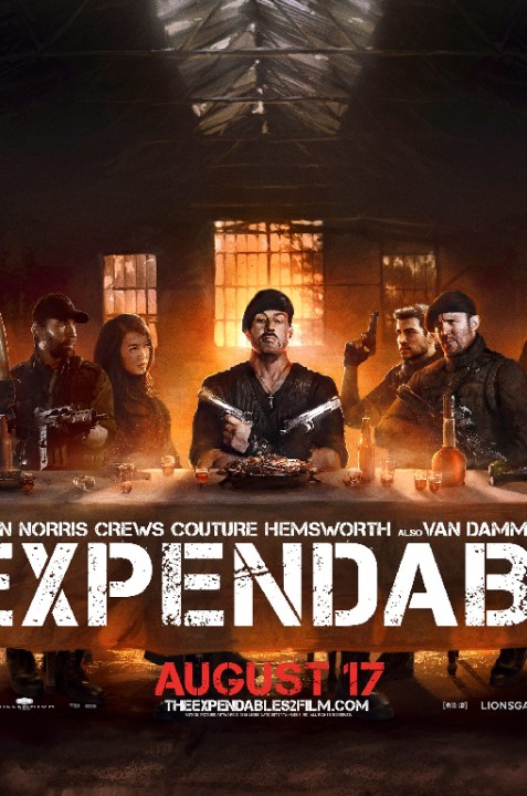 EXPENDABLES 2: l'affiche du craquage absolu !