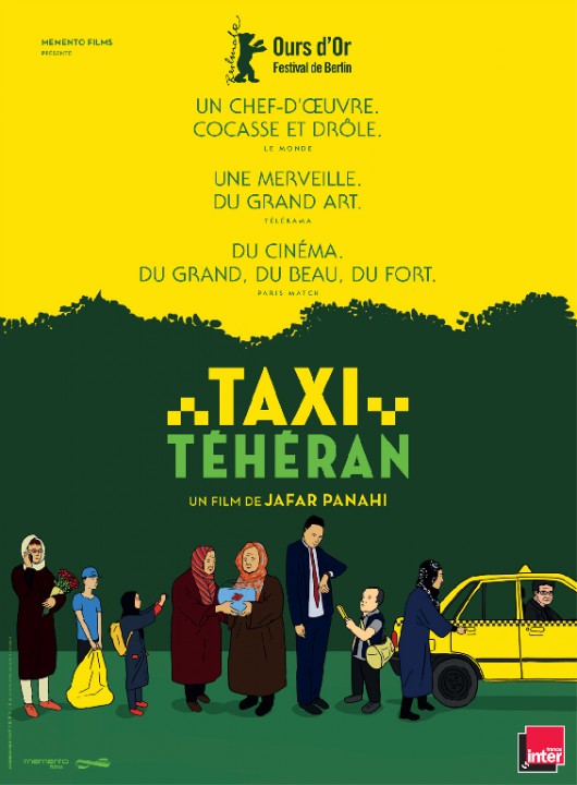 TAXI TÉHÉRAN: une affiche pour l'Ours d'or de Jafar Panahi