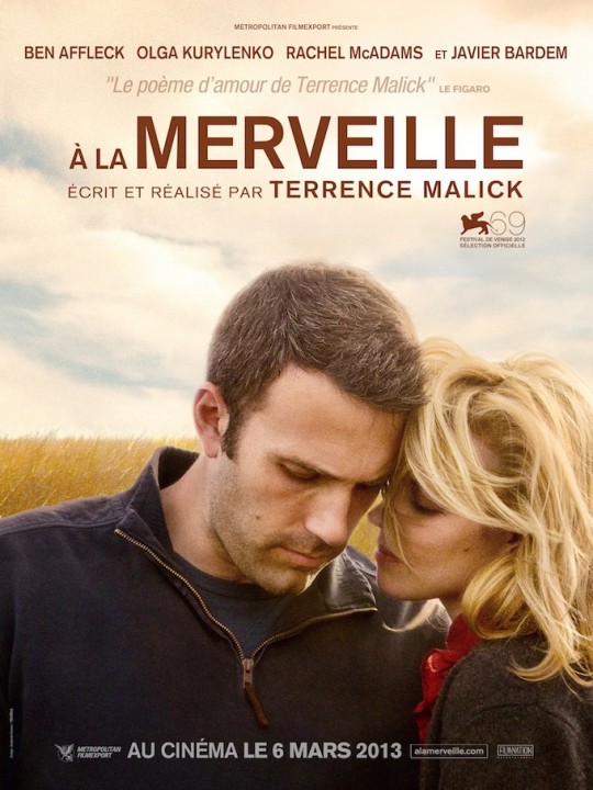 A LA MERVEILLE: 3 premières affiches pour le prochain Terrence Malick