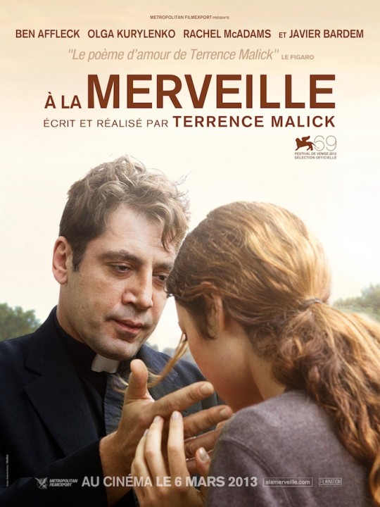 A LA MERVEILLE: 3 premières affiches pour le prochain Terrence Malick