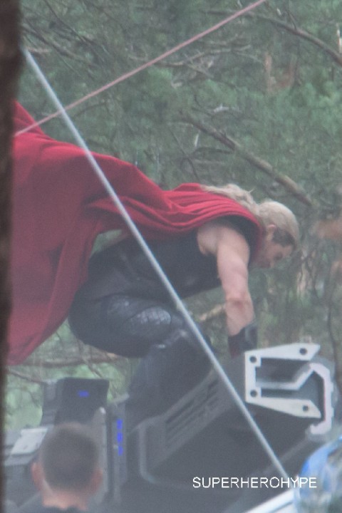 AVENGERS 2: premières images de tournage pour Thor