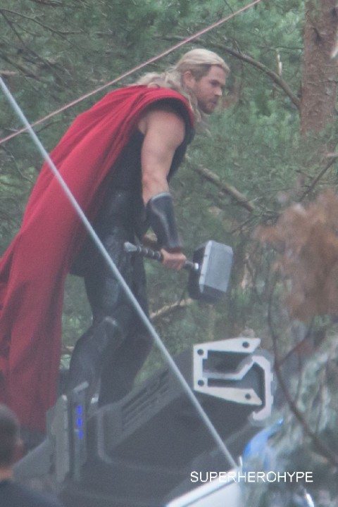 AVENGERS 2: premières images de tournage pour Thor