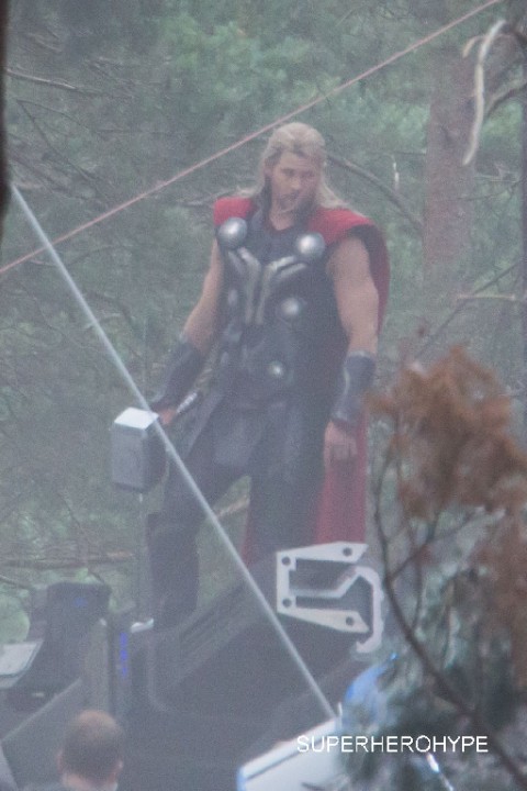 AVENGERS 2: premières images de tournage pour Thor