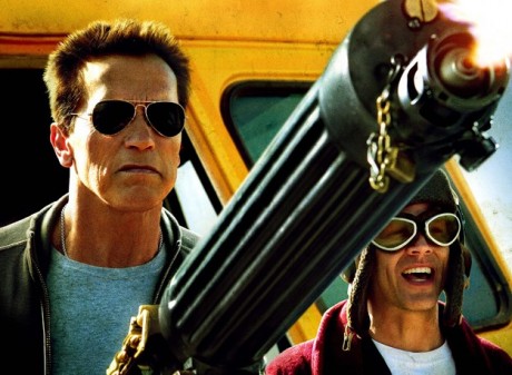 LE DERNIER REMPART: nouvelle affiche bourrine et improbable du prochain Schwarzenegger