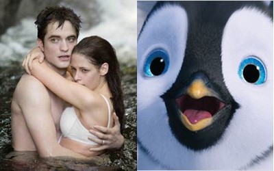 BOX-OFFICE US: Twilight fait de la bouillie de pingouins