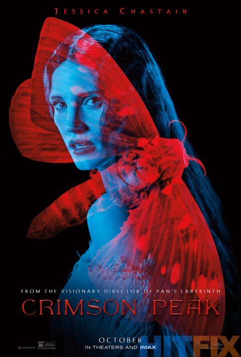 CRIMSON PEAK: de très belles affiches pour l'horreur gothique de Guillermo del Toro