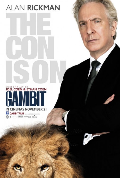 GAMBIT: premières affiches du nouveau Cameron Diaz et Colin Firth scénarisé par les Coen