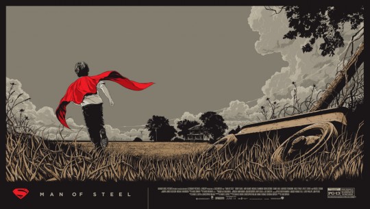 MAN OF STEEL: superbes posters par Mondo