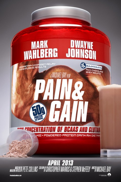 PAIN & GAIN: l'excellente première affiche du nouveau Michael Bay