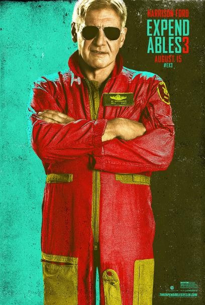 EXPENDABLES 3: une surprenante série d'affiche hyper-colorées