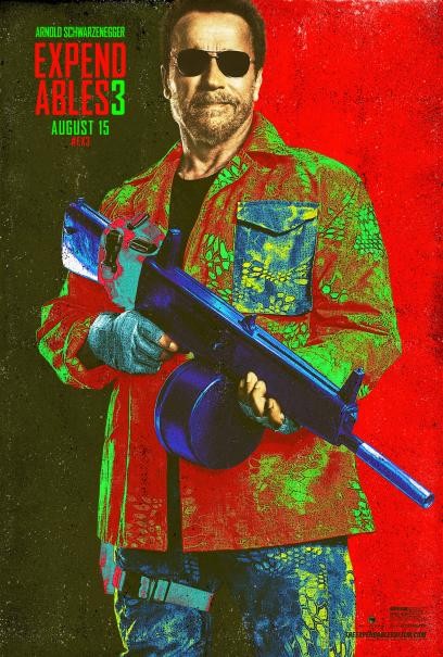 EXPENDABLES 3: une surprenante série d'affiche hyper-colorées