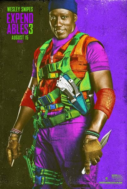 EXPENDABLES 3: une surprenante série d'affiche hyper-colorées