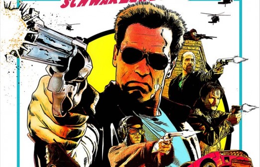 LE DERNIER REMPART: nouvelle affiche extravagante du prochain Schwarzenegger