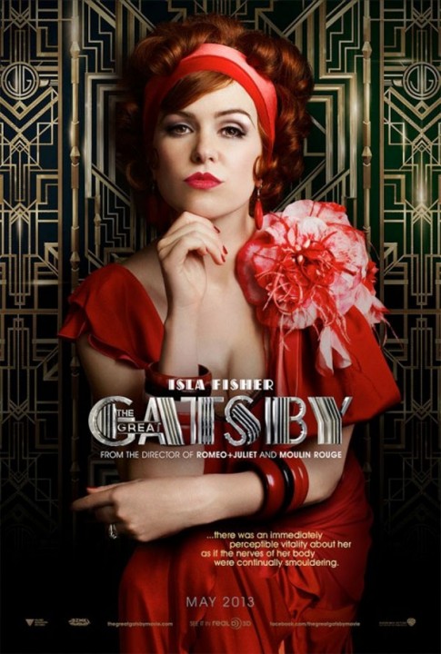 GATSBY LE MAGNIFIQUE: première affiches chatoyantes pour le nouveau Baz Luhrmann