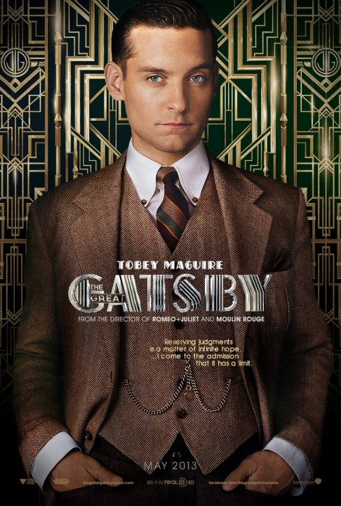 GATSBY LE MAGNIFIQUE: première affiches chatoyantes pour le nouveau Baz Luhrmann