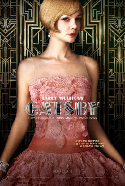 GATSBY LE MAGNIFIQUE: première affiches chatoyantes pour le nouveau Baz Luhrmann