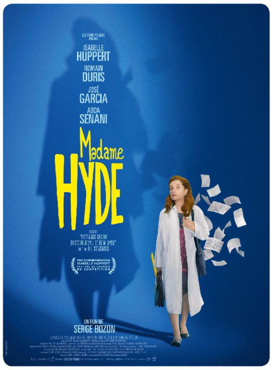 MADAME HYDE: une affiche surprenante pour l'ovni avec Isabelle Huppert