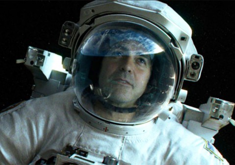 GRAVITY: première image du film de SF d'Alfonso Cuaron avec Clooney et Bullock