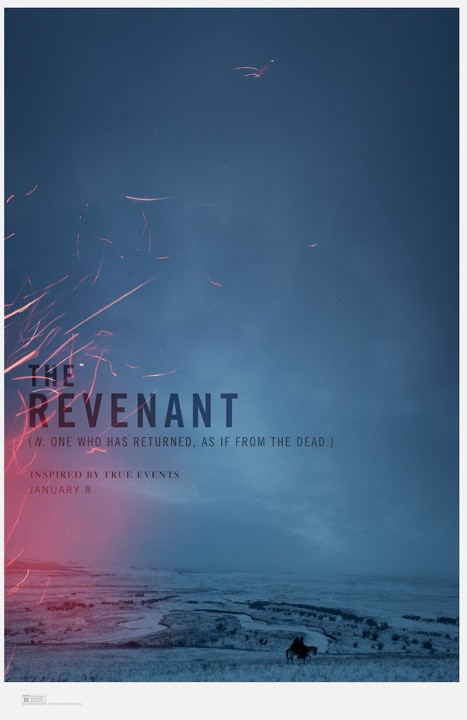 THE REVENANT: une affiche minimaliste du prochain Inarritu avec DiCaprio