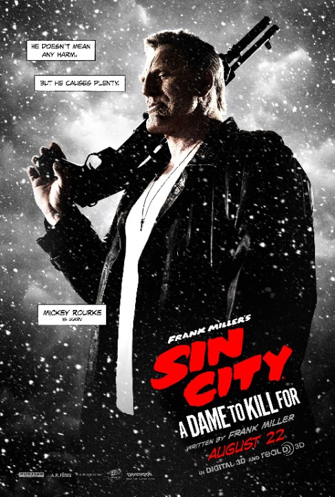 SIN CITY - A DAME TO KILL FOR: 5 nouvelles affiches des personnages