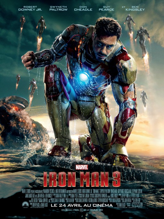 IRON MAN 3: l'affiche française officielle !